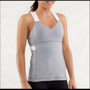 Lululemon Gray Push Your Limits Tank Top